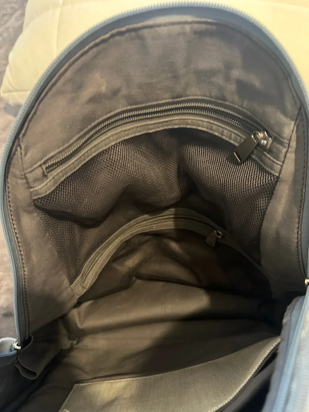 Skagen Two-Tone Gray Canvas Backpack - Picture 8 of 9